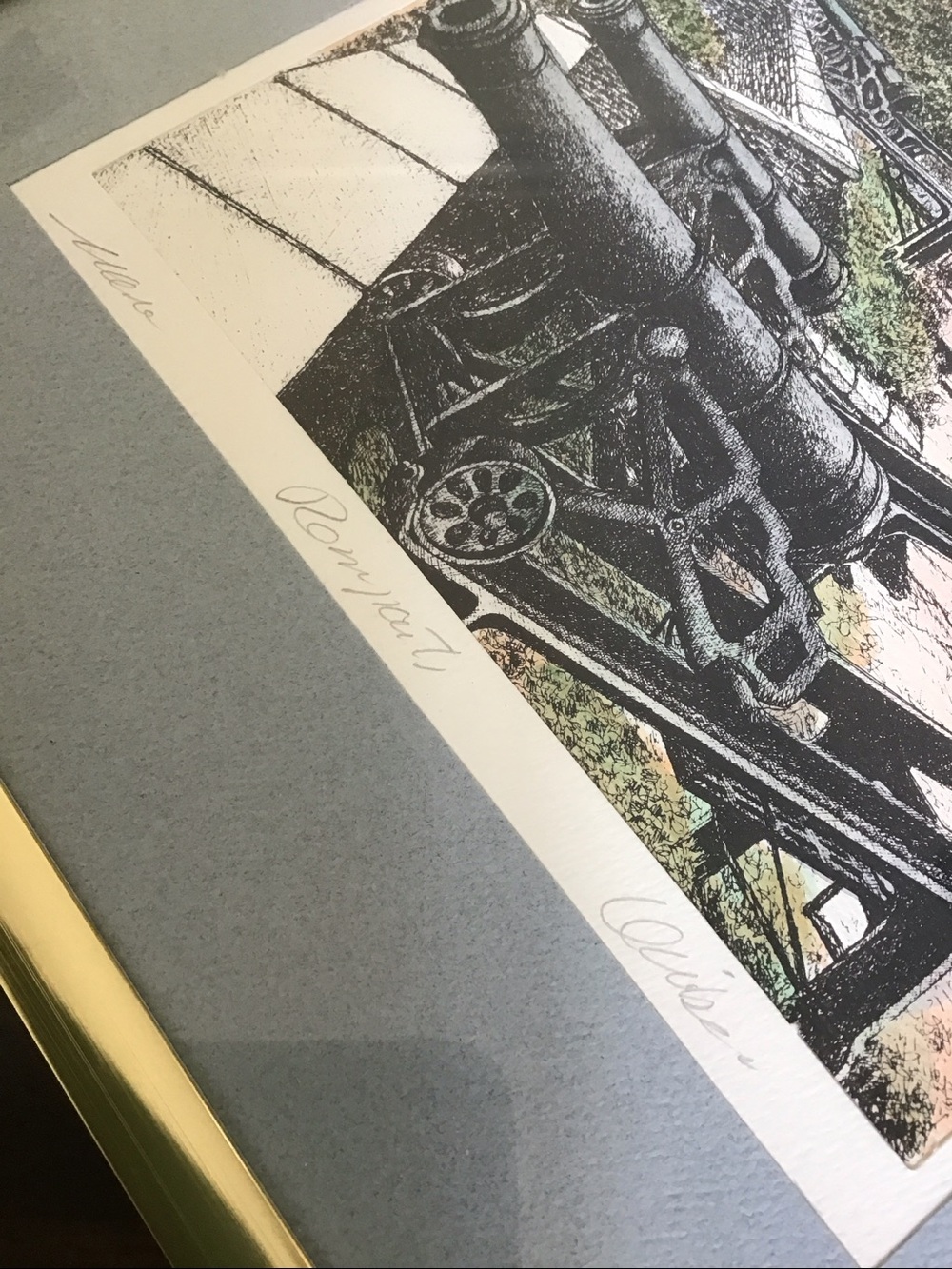 Signed Lithograph Chateau Frontenac Ramparts Quebec - Picture 5 of 13